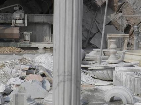 Marble Column for Hammam Decoration 069