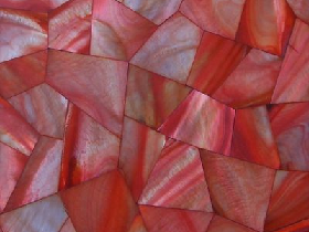 Mother of Pearl MOP Shell Tiles Red