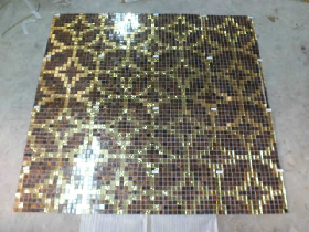 Golden Leaf Mosaic Pattern for Hamam 008