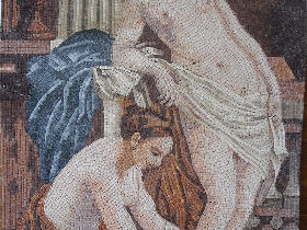 Glass Art Mosaic Wall Mural Hammam 035