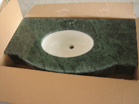 Green Marble Bathroom Vanity Tops