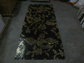 Real Gold Mosaic Hammam Wall 002