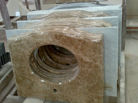 Emperador Light Marble Vanity tops