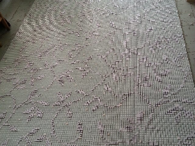 Hammam Glass Mosaic Wall Pattern 060