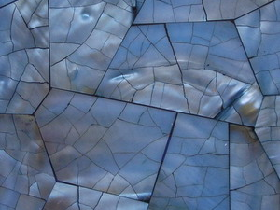 Mother of Pearl MOP Shell Tiles Blue