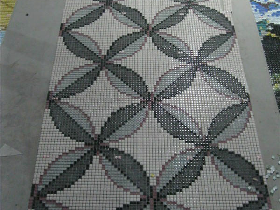 Hammam Glass Mosaic Wall Pattern 030