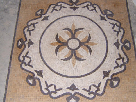 Marble Hammam Mosaic Pattern 015