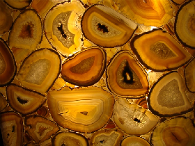 Backlit Natural Agate Slab