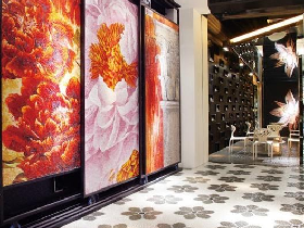 Hammam Glass Mosaic Wall Pattern 055