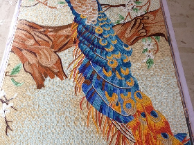 Glass Art Mosaic Wall Mural Hammam 034