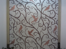 Hammam Glass Mosaic Wall Pattern 021
