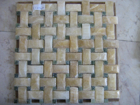 Onyx Wicker Mosaic Tile