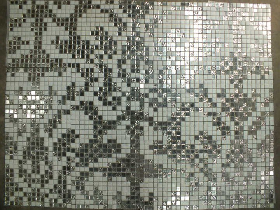 Silver Mosaic Pattern for Hammam 008