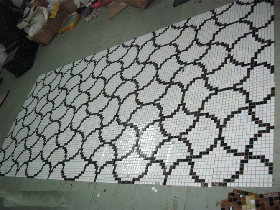 Golden Leaf Mosaic Pattern for Hamam 026