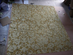 Gold Mosaic Pattern Hammam 024