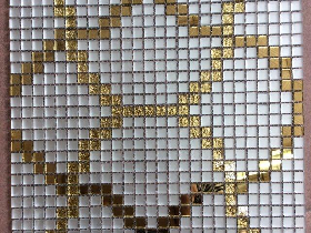 Golden Leaf Mosaic Pattern for Hamam 025