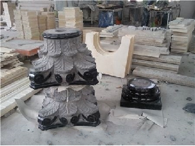 Marble Column for Hammam Decoration 022