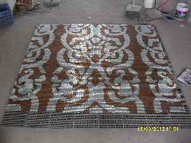 Gold Mosaic Pattern Hammam 029