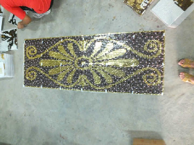Gold Foil Mosaic Hammam 014